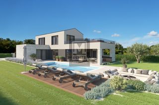 Parenzo, dintorni, Bellissima villa con piscina in una nuova costruzione