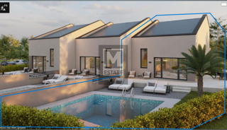 Parenzo, dintorni, moderna casa a schiera con piscina!
