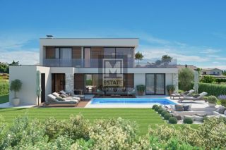 Parenzo, dintorni, lussuosa villa moderna con piscina!