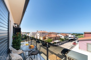 Appartamento con una camera da letto con vista mare, Cittanova, Istria