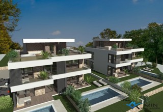 Appartamento con terrazza sul tetto e vista mare - Tar (Vabriga) Z2-S3
