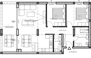 PULA – NOVOGRADNJA | Stan u prizemlju 86,50 m² | velika terasa | garažno parkirno mjesto