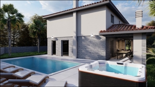 ISOLA DI KRK - Villa con piscina in una posizione tranquilla con vista sul mare