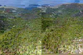 Terreni agricoli nel Naehe der Dorfes Humac