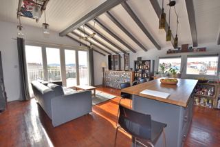 Vodice - appartamento arredato trilocale con vista mare, a 300 m dal centro