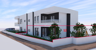 Vodice - Appartamento S2 con giardino in posizione tranquilla