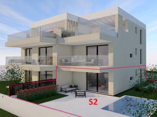 Vodice - appartamento con piscina, a 750 m dal centro e dalla spiaggia