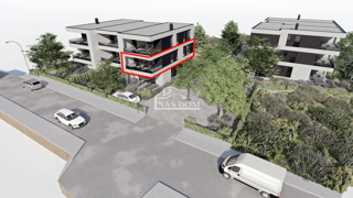 Vodice-**NUOVA COSTRUZIONE** Appartamento S3 3S+DB, vista mare a 300m dalla spiaggia