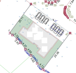 Terreno edificabile con progetto per 4 unità abitative – a 550 m dalla spiaggia, Srima