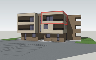 Vodice - prevendita - appartamento con vista mare, 67,43 m2, secondo piano