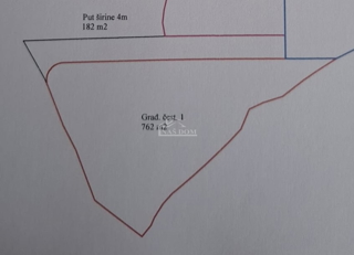 Vodice - Terreno edificabile 762m2, vista mare