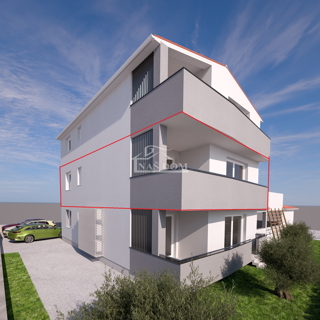 Appartamento bilocale al primo piano con vista mare