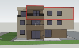 Vodice - Appartamento S10 al II piano, NUOVA COSTRUZIONE, vista mare