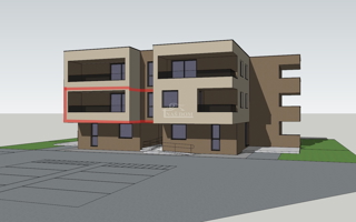 Vodice - Appartamento bilocale S7, 67,37 m2, primo piano