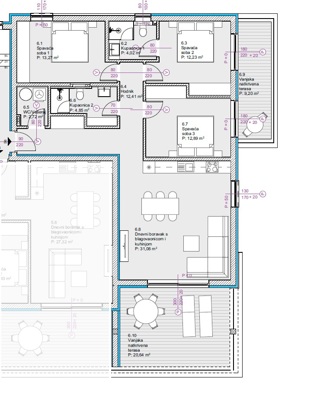 Vodice - Appartamento trilocale S6, 1° piano, vista mare - OCCASIONE