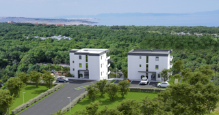 Splendido appartamento al primo piano di una nuova costruzione, con vista mare.