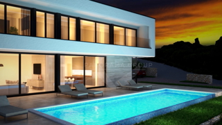 Lussuosa villa familiare con piscina e vista panoramica sul mare – Vrbnik, isola di Krk