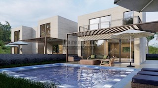 Parenzo, dintorni villa moderna con piscina e una bella vista!