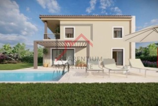 Istria, zona Parenzo - Casa moderna indipendente con piscina e vista