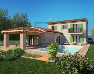 Istria, zona Parenzo - Lussuosa villa in pietra con piscina e vista panoramica sul mare