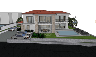 Brzac, isola di Krk – terreno con permesso! Vista mare