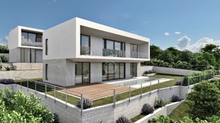 Krk, dintorni, imponente nuovo edificio con vista panoramica sul mare!
