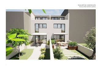 POREČ-CASA MODERNA DOPPIA IN COSTRUZIONE