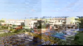 LABIN - VILLE IN COSTRUZIONE CON PISCINA IN VENDITA