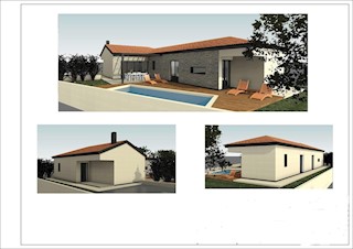 NOVA VAŠ - BRTONIGLA - BUNGALOW CON PISCINA IN COSTRUZIONE IN VENDESI