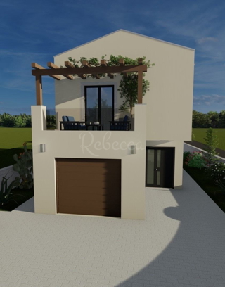 Casa in costruzione, 290 m2, piscina, zona Štokovci