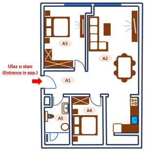 Appartamento al 3° piano, ascensore, centro, garage, Pola