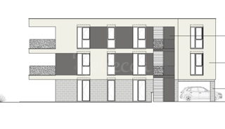 Appartamento al piano terra, 64,71 m2, 2 camere da letto, terrazzo, parcheggio, Peroj