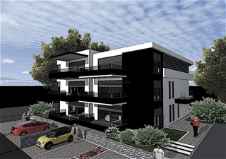 Attico vista mare, 3 camere da letto, 2 piano, 96 m2, parcheggio, Medolino, NUOVO