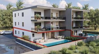 Istria, Novigrad - Appartamento al piano terra con piscina
