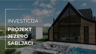 Ogulin, Lago Sabljaci | Progetto di sviluppo con due case moderne con piscina
