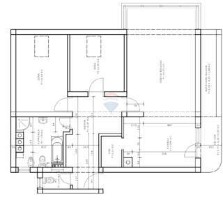 Appartamento Pantovčak, Gornji Grad - Medveščak, 86m2