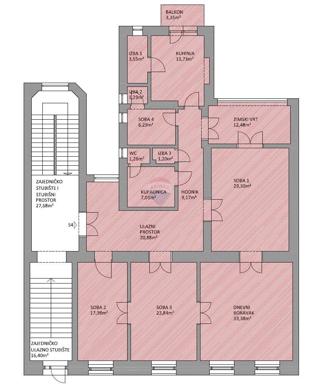 Appartamento Donji grad, Donji Grad, 174,35m2