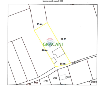 Terreno edificabile Gračani, Podsljeme, 628m2