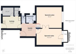 Appartamento Trešnjevka, Trešnjevka - Sjever, 57m2
