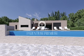 Villa in stile moderno in costruzione