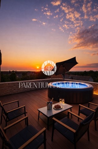 Affascinante casa in pietra a schiera con vista mare