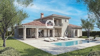 Un'imponente villa di nuova qualità con piscina non lontano da Parenzo