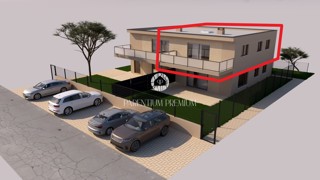 Appartamento moderno con due camere da letto e ampia terrazza