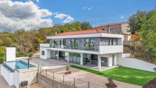 Poreč, dintorni, villa di lusso unica con vista panoramica sul mare