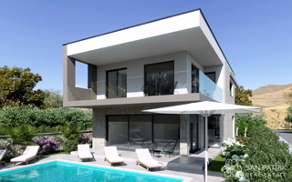 Murter, prima fila sul mare – villa con piscina e vista panoramica