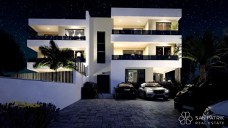 Attico moderno a Vrbnik sull'isola di Krk – vista panoramica sul mare