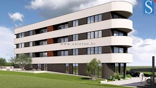 Poreč-dintorni, appartamento di 80 m2 con vista mare - in costruzione