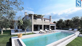 Casa indipendente di 240 m2 con vista mare, piscina e garage vicino a Parenzo - in costruzione