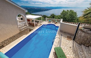 OPATIJA, Spacious house with pool and amazing panoramic sea view