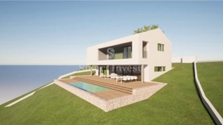 ISTRIA - SVETVINČENAT, terreno di 1215 m2 con permesso di costruire per una villa